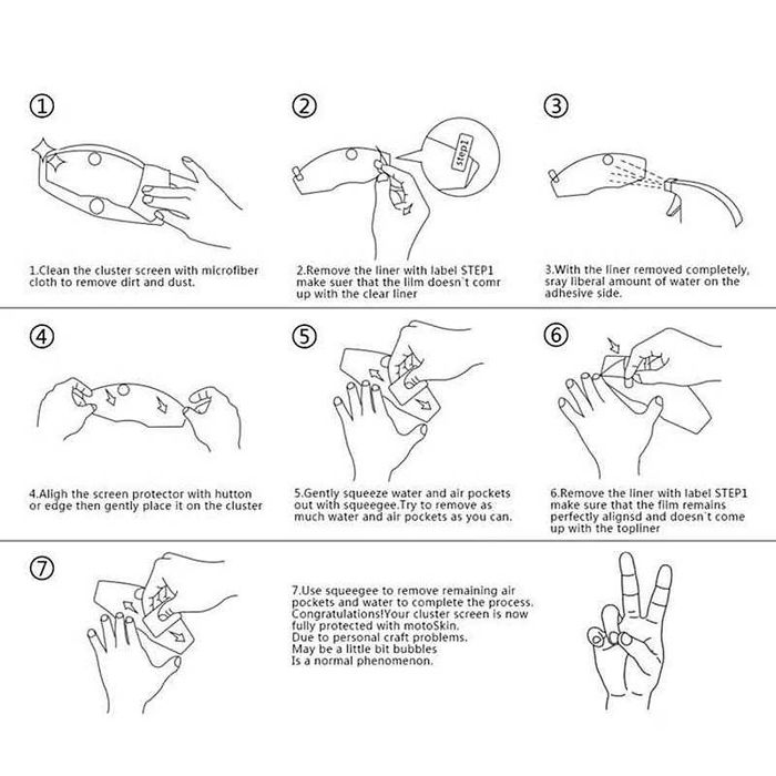 Película Protetora Ecrã CFMOTO 800MT 2021 a 2022 - Proteção Anti-Risco