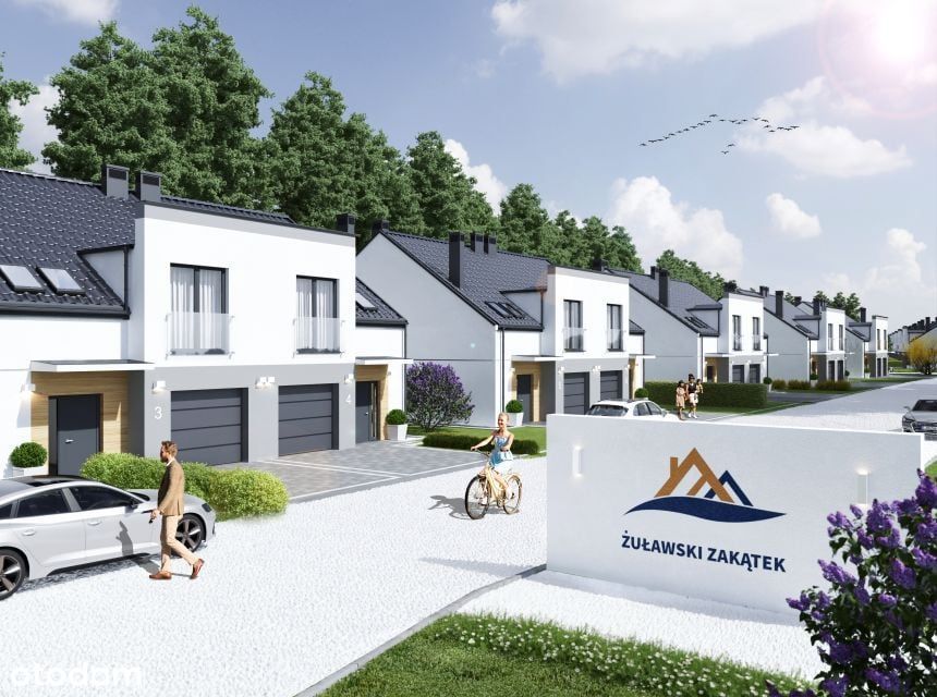 Nowoczesny dom 5 pokoi z garażem, w spokojnej okolicy