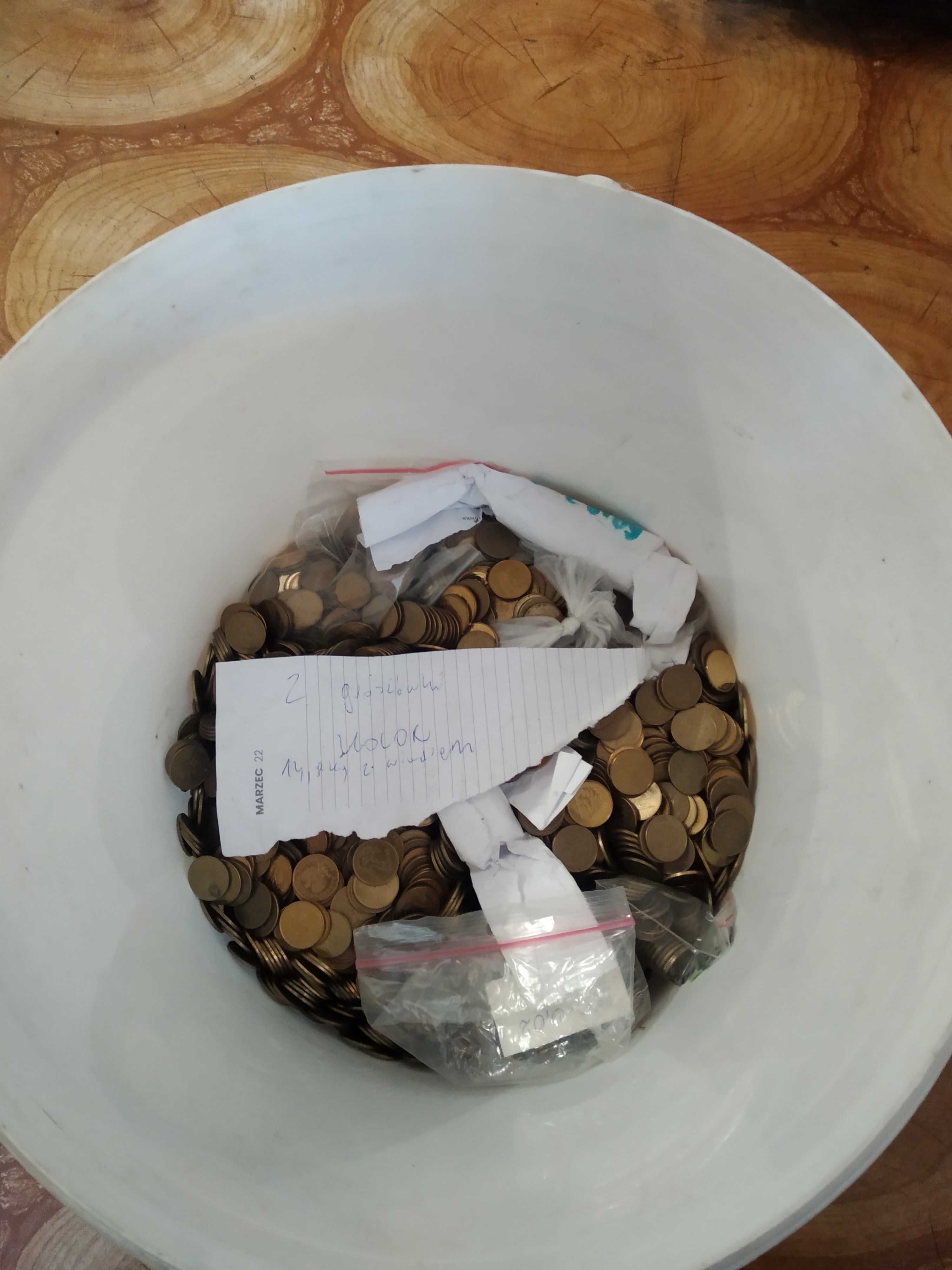 1- i 2-groszówki kolor (mosiądz manganowy MM59)