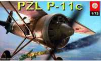 Model do sklejania samolot PZL P-11c, Plastyk S043
