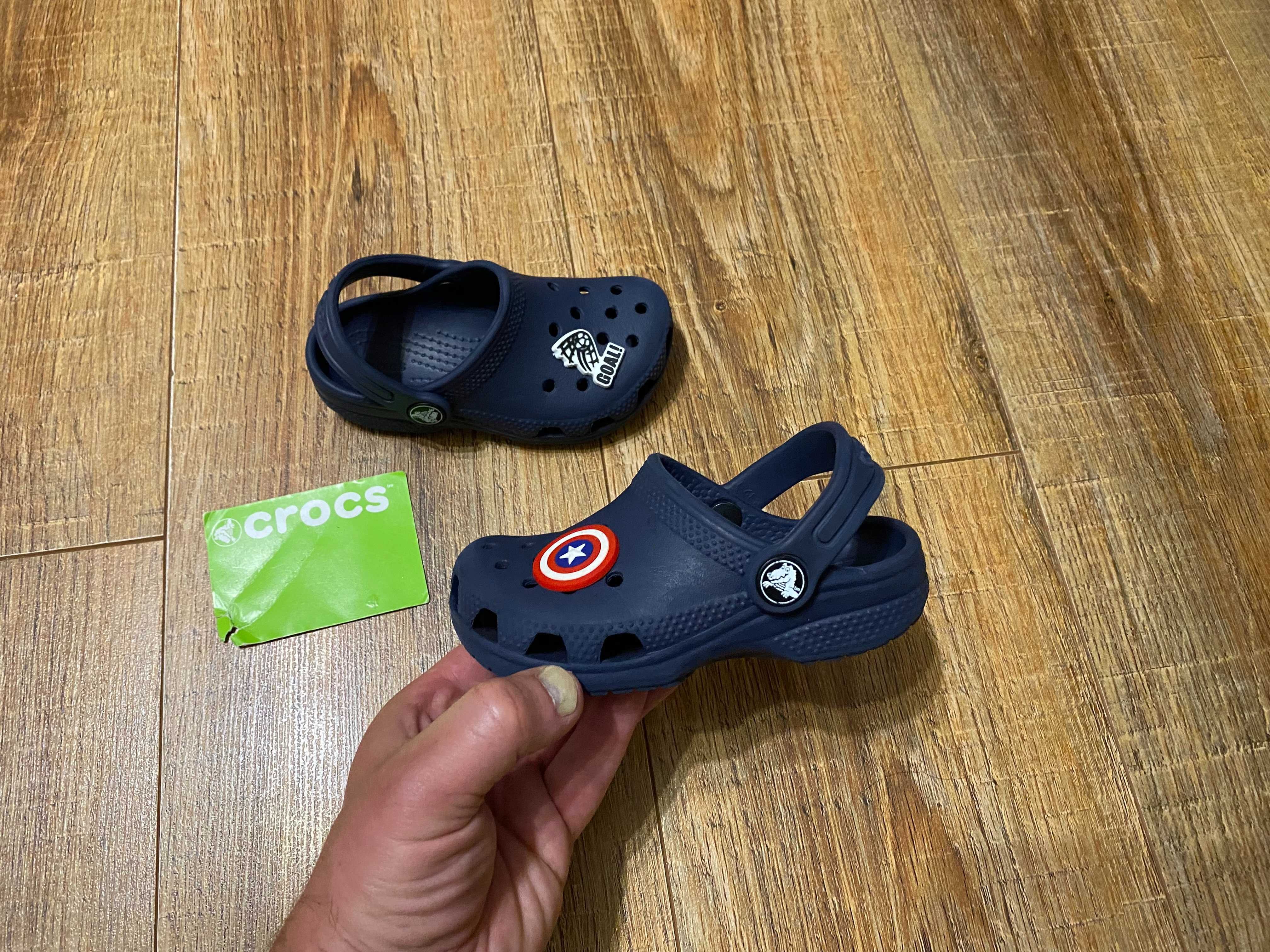 Crocs шлепки босоножки сандали детские сабо Кроксы р.25 С-8