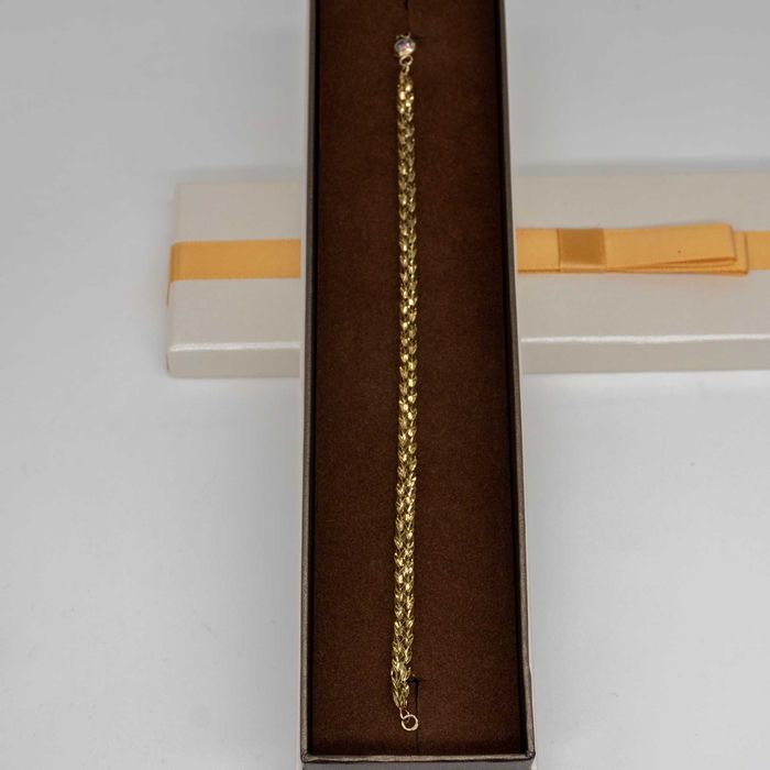 Złota bransoletka damska 585 3,91gram 19,5cm Nowa WYSYŁKA GRATIS