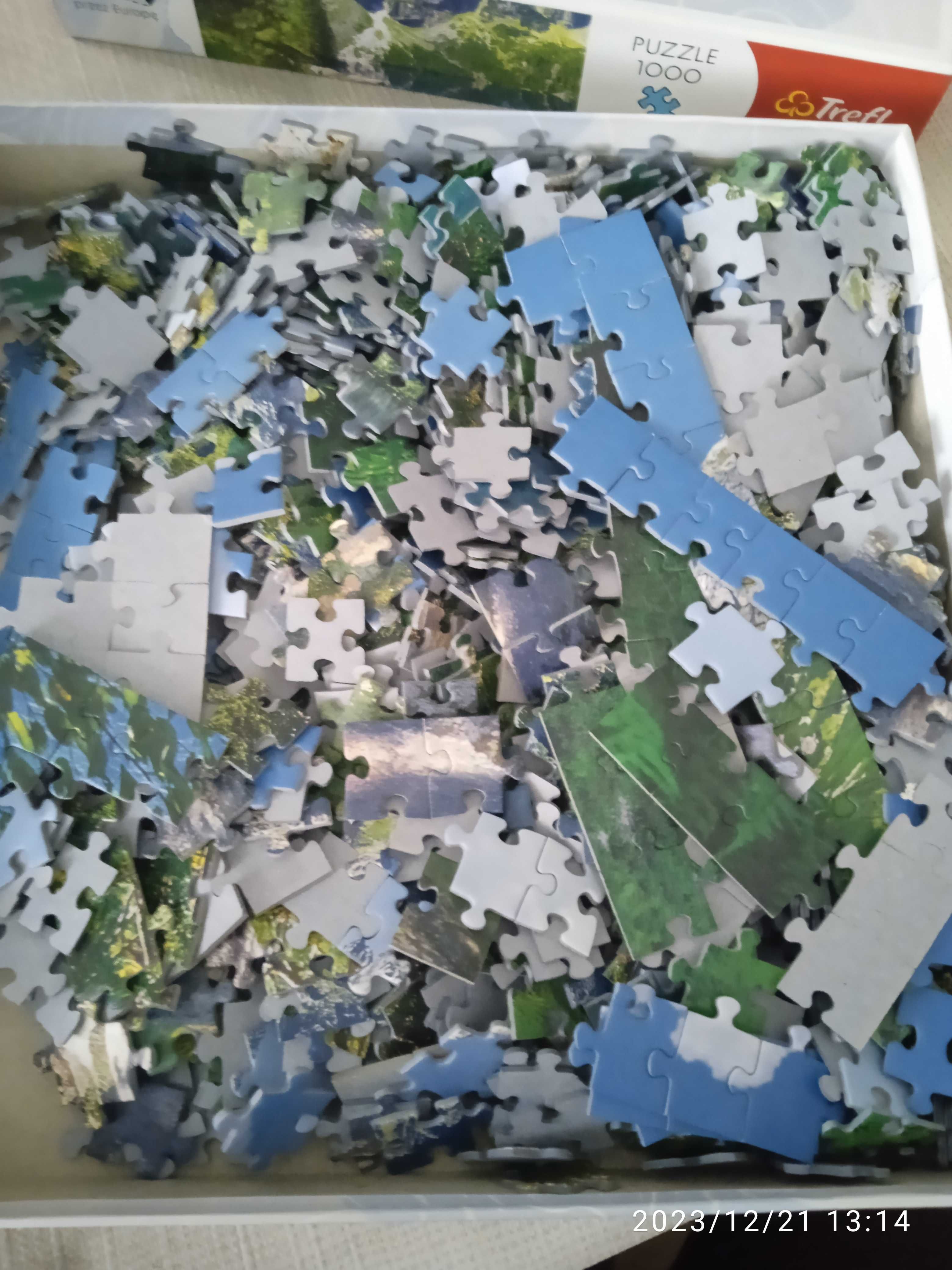 Puzzle Trefl 3 sztuki 1000