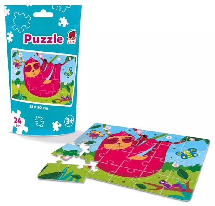 Puzzle 24 elementy. Leniwiec. Roter Kafer
