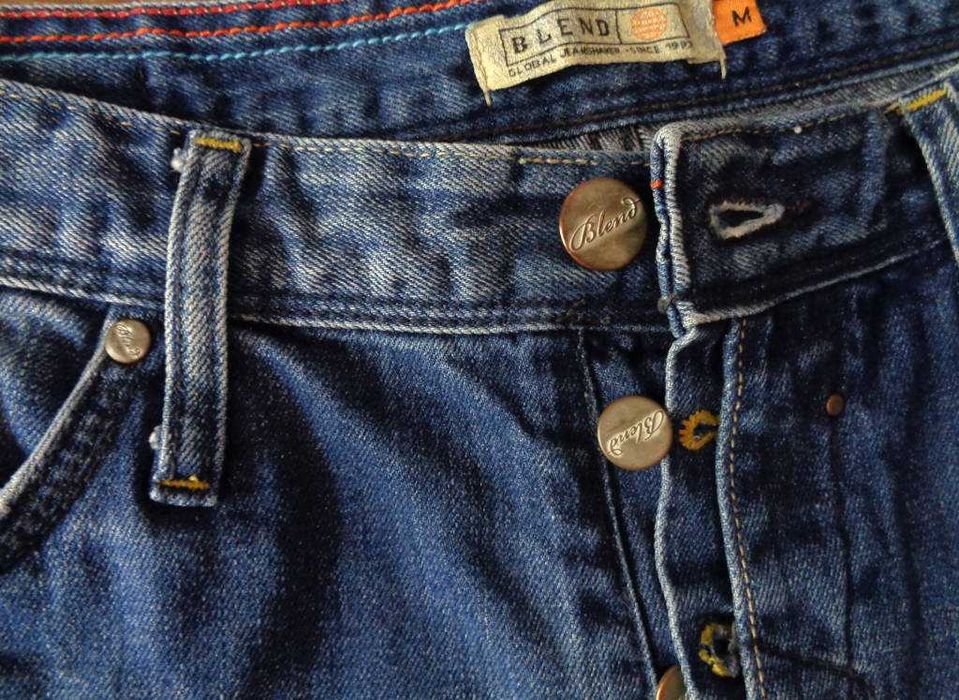 Krótkie spodenki męskie jeansowe Blend pas-40cm jak nowe