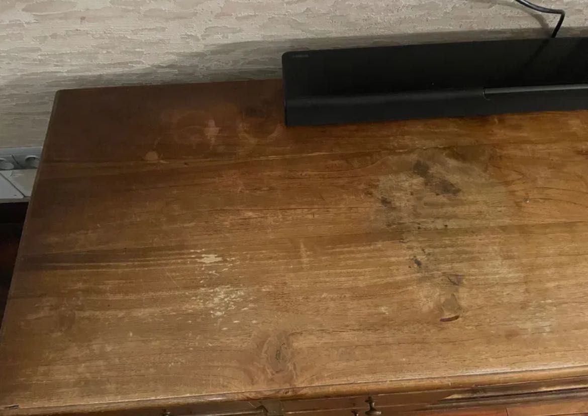 Duża Szafka RTV z litego drewna