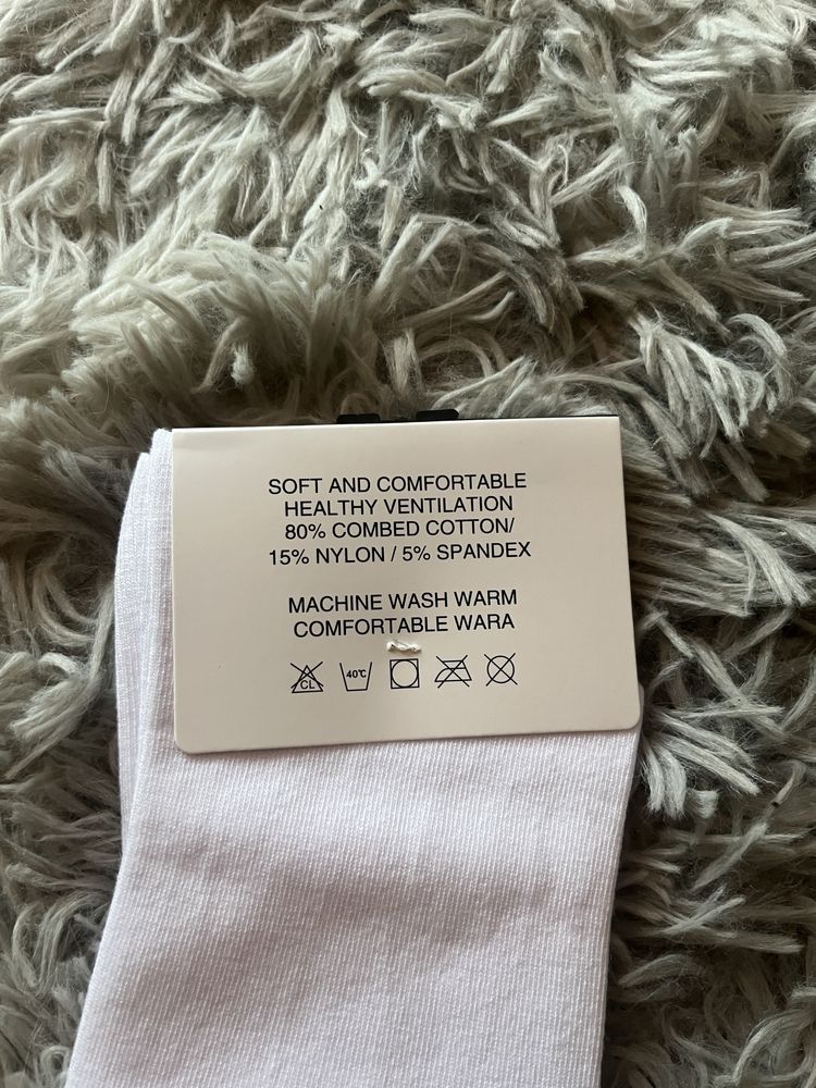 Białe skarpetki nike nowe drill drip jordan