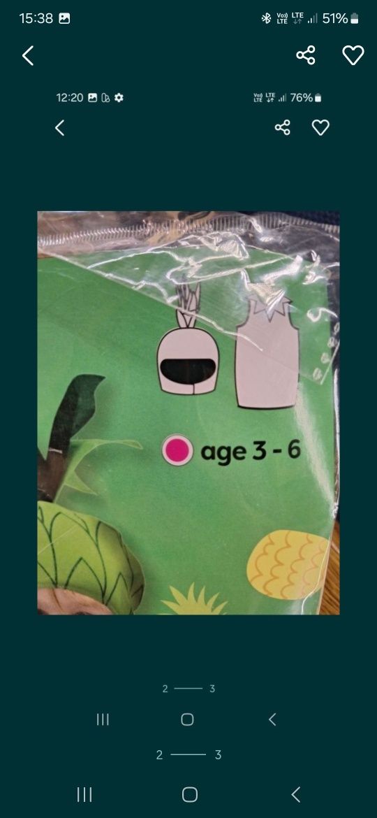 Nowe stroj przebranie ananas