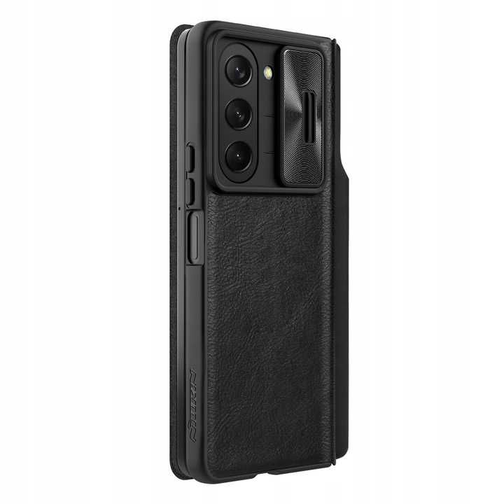 Etui Nillkin Qin Leather Pro czarne do Samsung Galaxy Z Fold 5