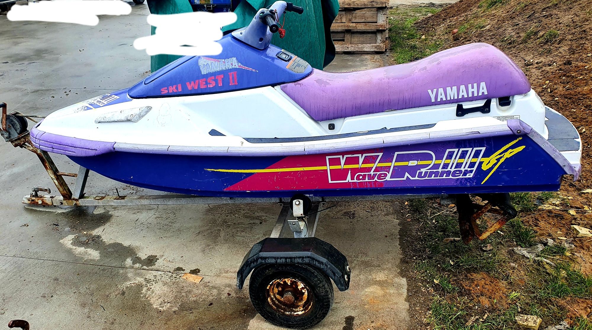 Skuter Wodny Yamaha Waverunner WR700 Dwusów Przyczepa