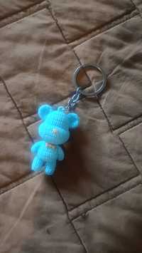 Portas chaves urso cor azul ( Portes grátis)