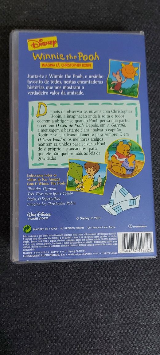 Coleção Vídeos VHS Winnie the Pooh
Como ajudar os outros
O dia do amig