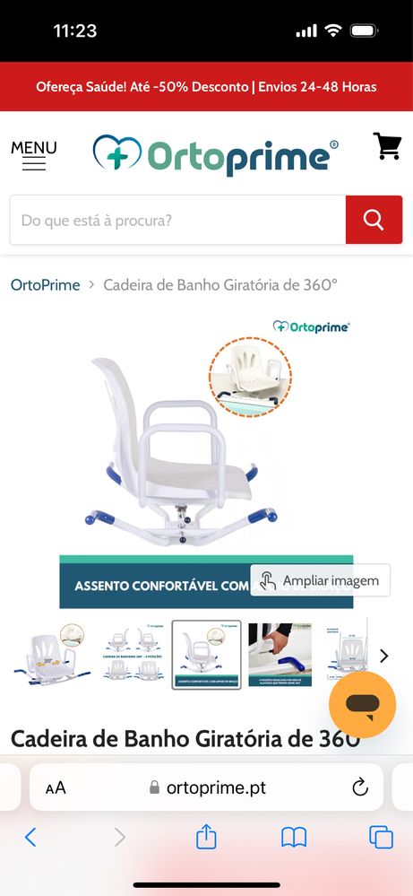 Cadeira para banho