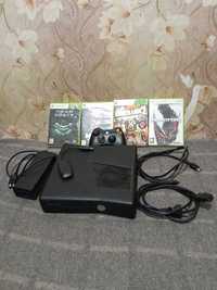 Продам Xbox360+ 4 игры и 3 на приставки.