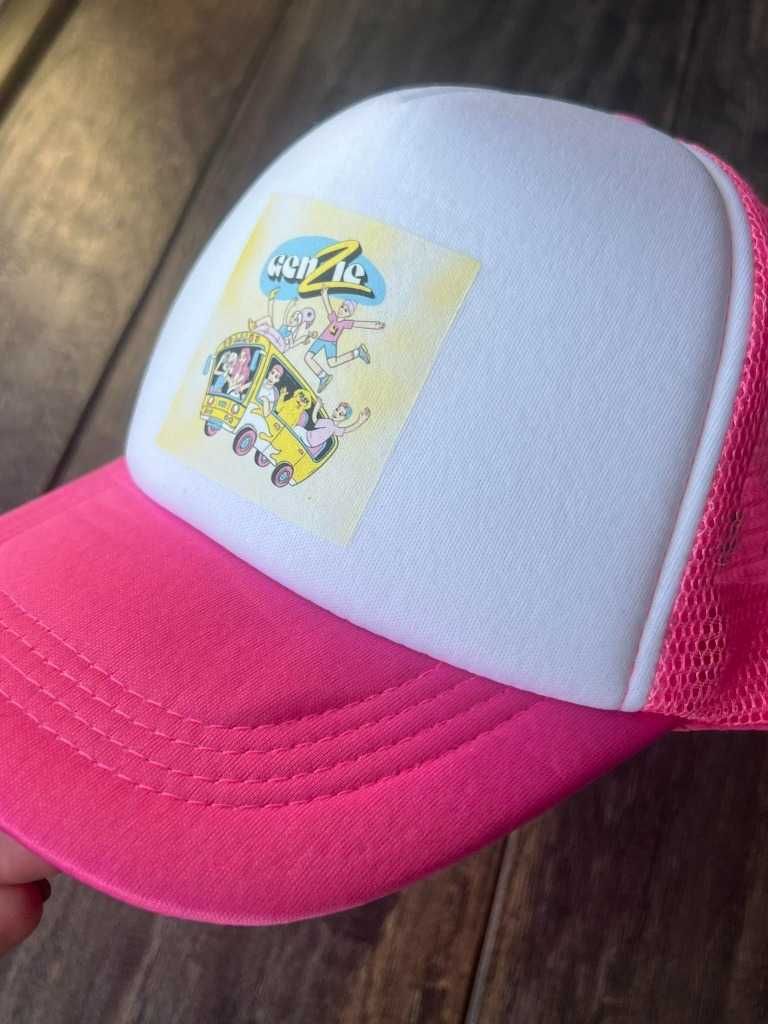 różowa czapka z daszkiem ekipa genzie