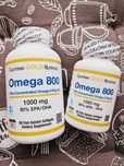 Омега 800 рыбий жир, California Gold, 80% EPA/DHA 1000 мг 30 90 шт