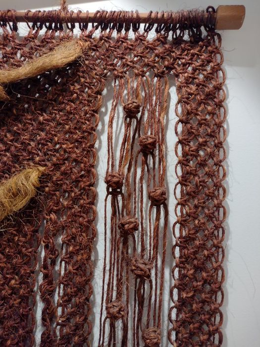 Sumak duży Kilim gobelin dekoracja artystyczna naścienna PRL