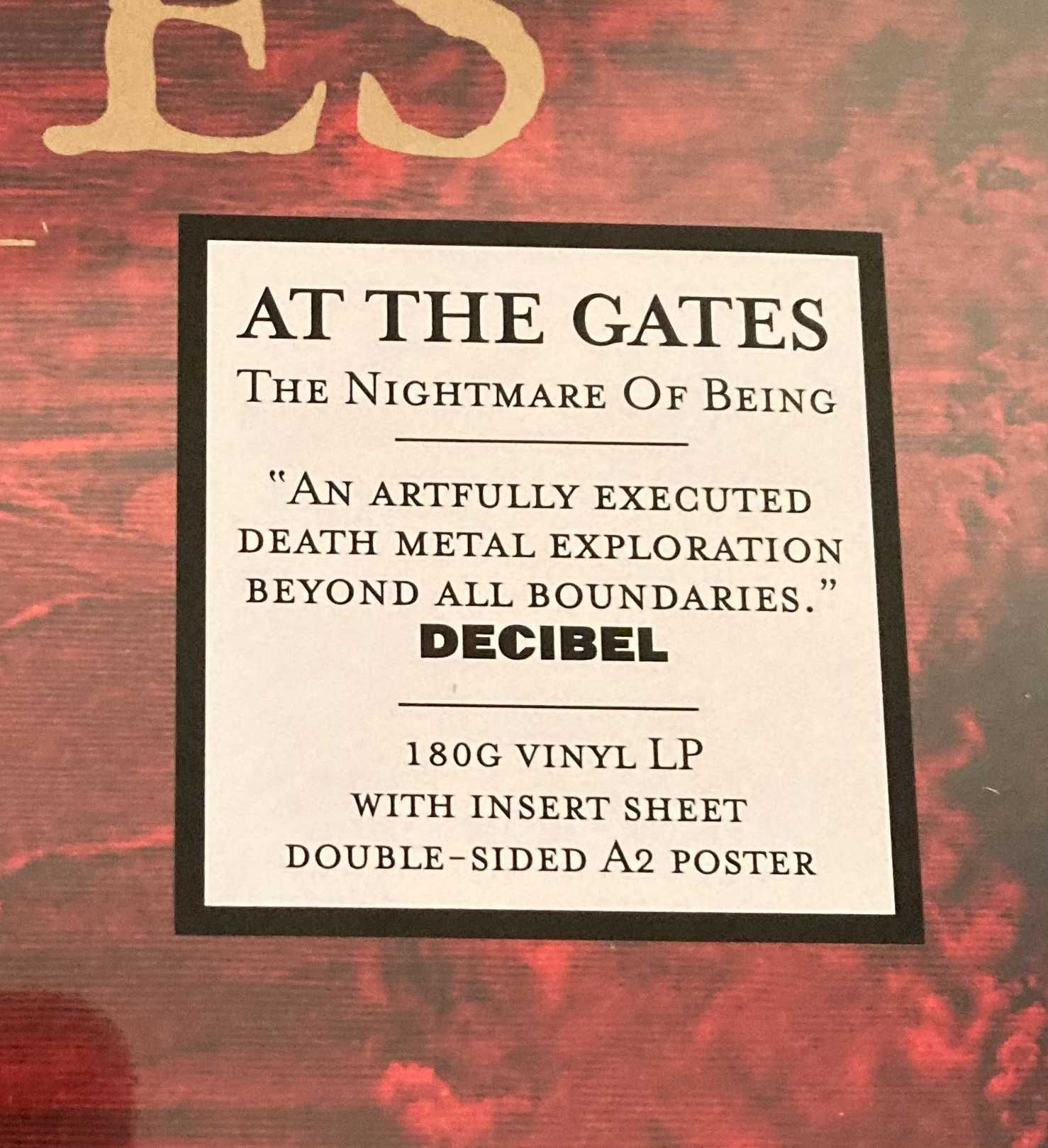At The Gates - The Nighmare of Being LP