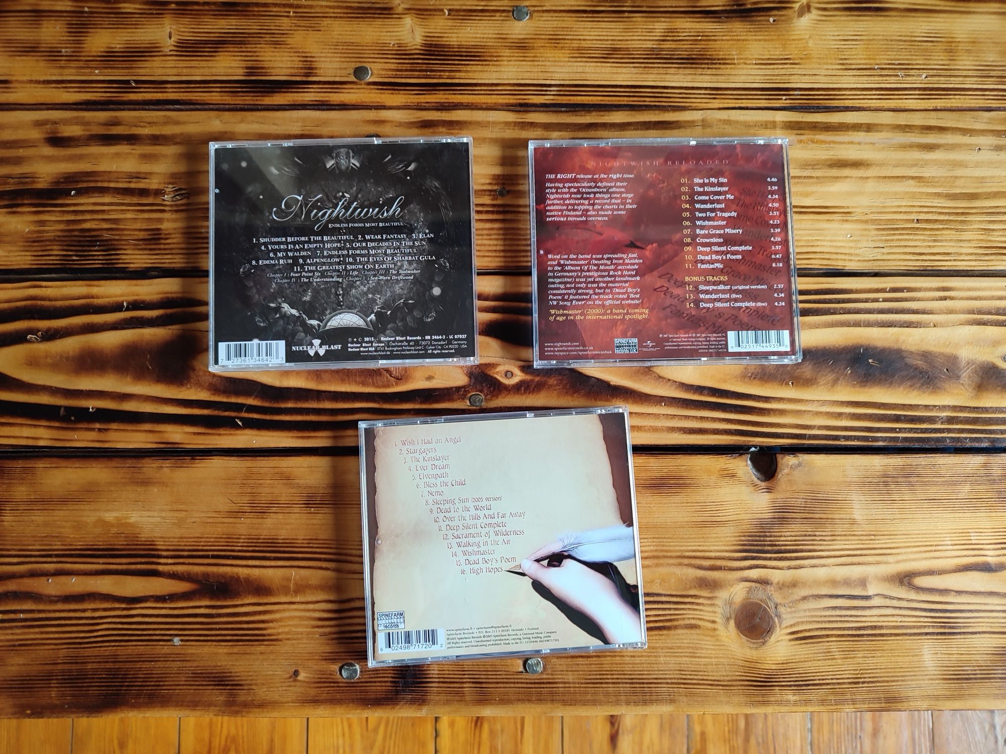 Nightwish 3 sztuki CD płyta muzyka