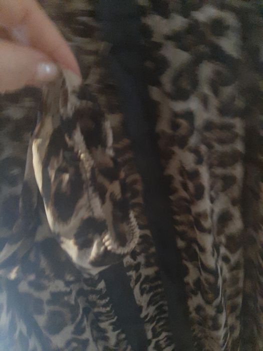 Quimono novo padrão  leopardo comprido