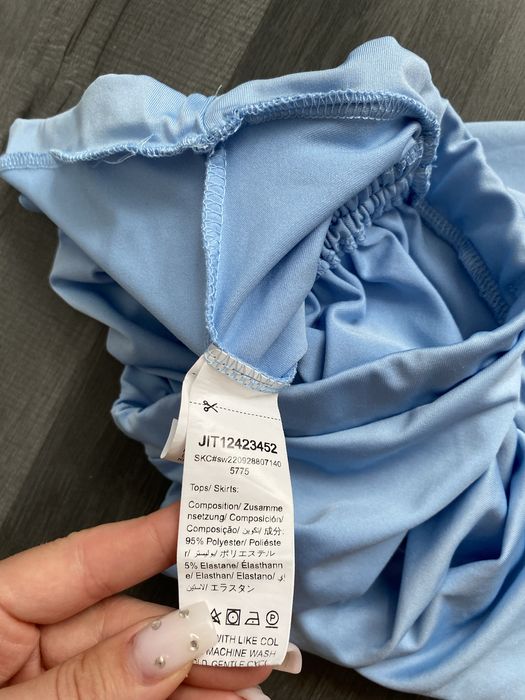 Shein S/36 spódnica z wyższym stanem i marszczeniem