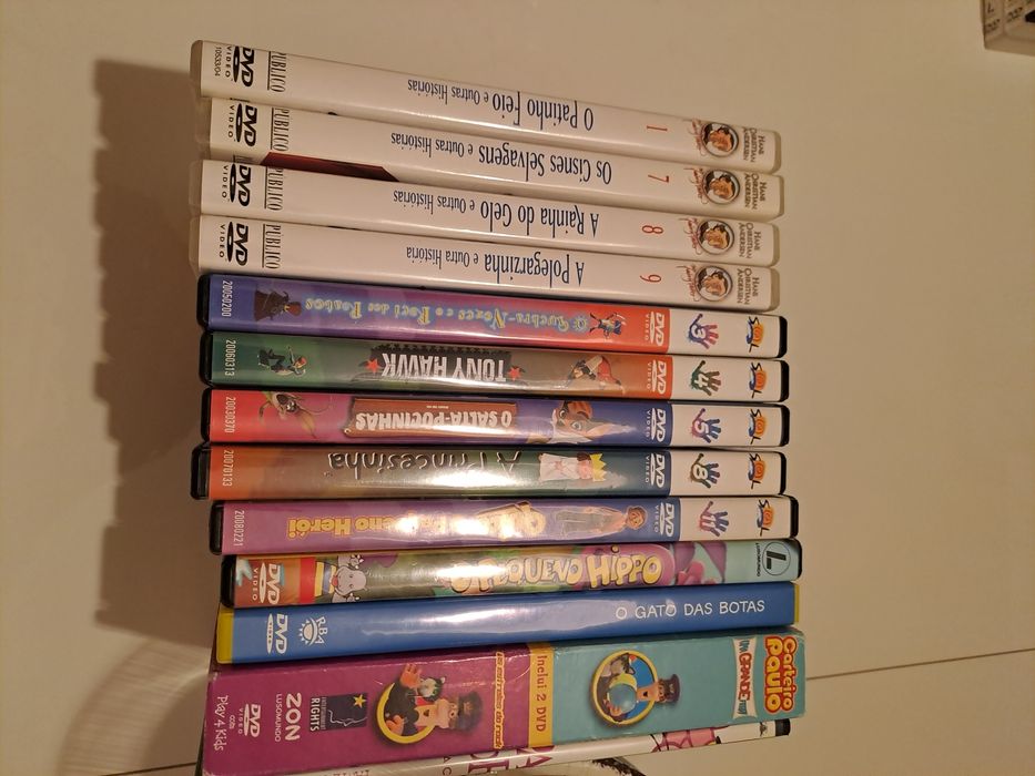 12 dvds infantis