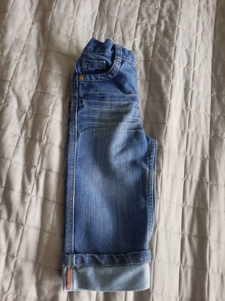 Spodnie jeansy na chłopca rozm 86