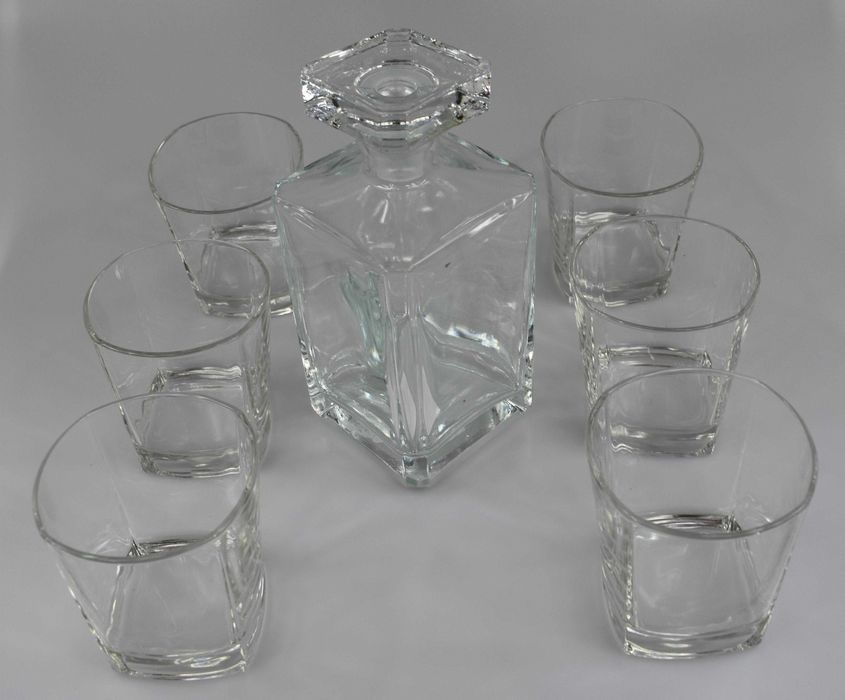 Zestaw do Whisky ASTON Karafka 0,75L 6 Szklanek 280ML