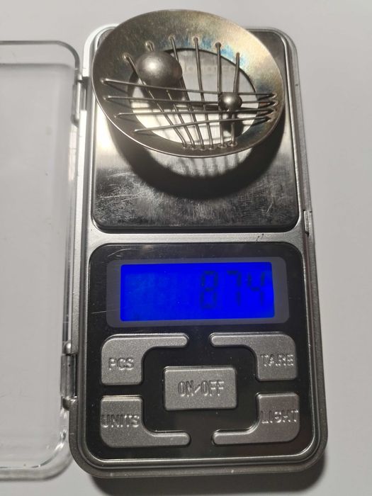 Брошь серебряная 900 проба