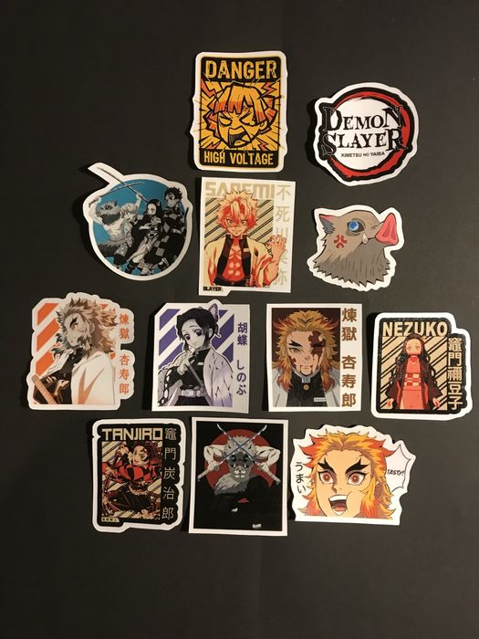 Demon Slayer naklejki wodoodporne