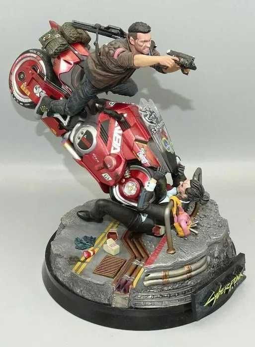 Figurka Cyberpunk 2077 "V Na Motorze", nieużywana