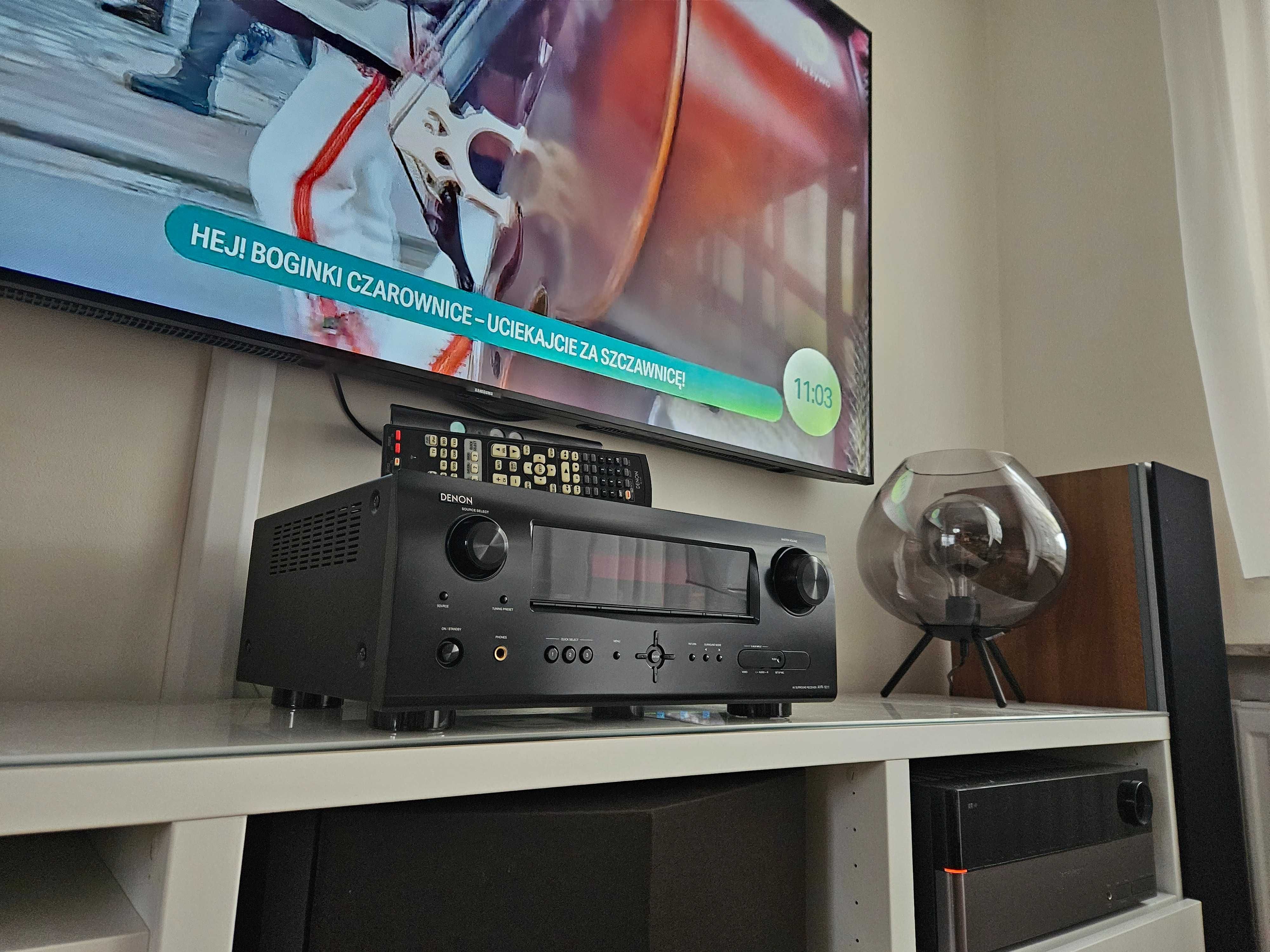 OKAZJA Wzmacniacz amplituner bluetooth hdmi arc Denon avr 1611