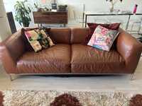 Sofa castanho vinted