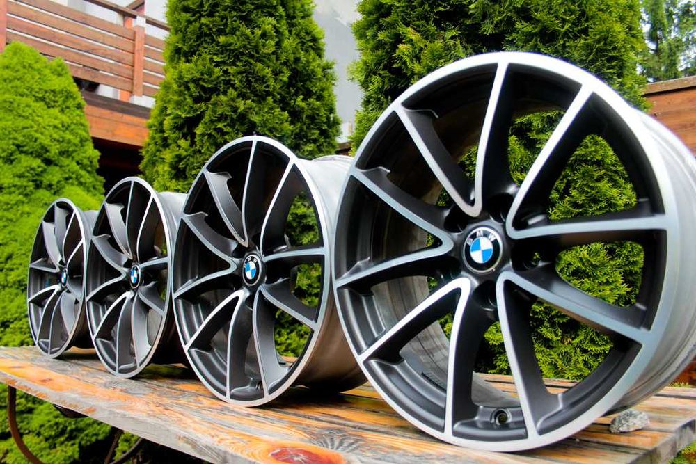 5x112 17 cali BMW X1 X2 1 CIEMNY GRAFIT CNC półmat
