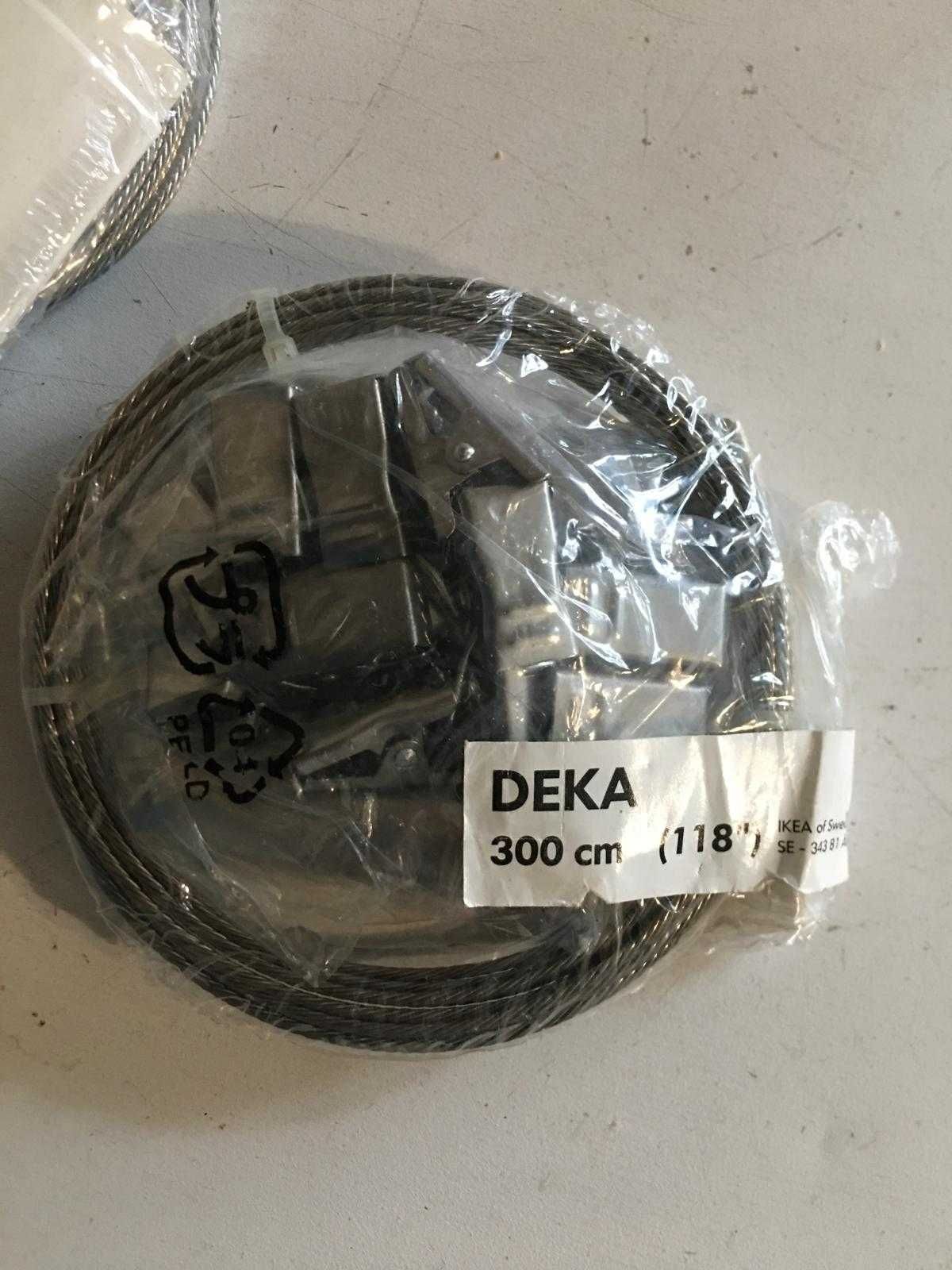Karnisze - metalowe żyłki, pręty do firan IKEA