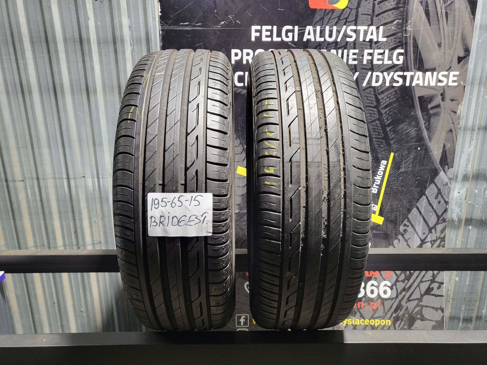 Opony letnie 195/65/15 BRIDGESTONE  TURANZA 001