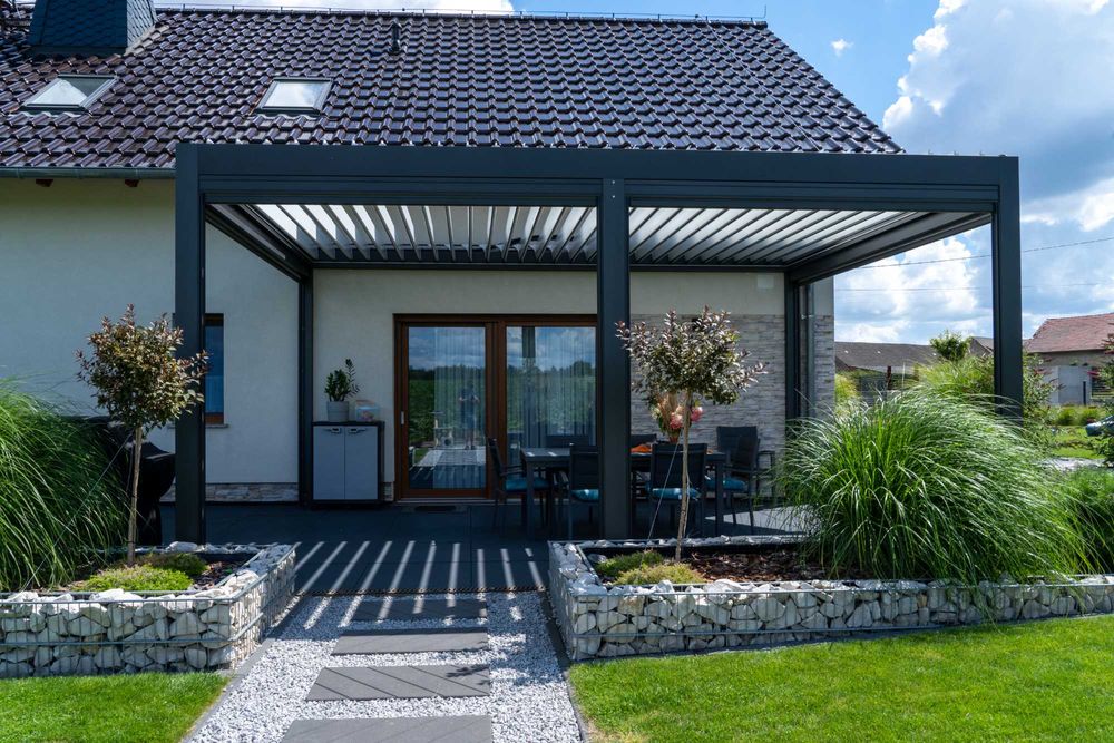 Pergola lamelowa aluminiowa 400x300 Polski Producent różne wymiary