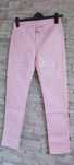 Pudrowe spodnie jeans L
