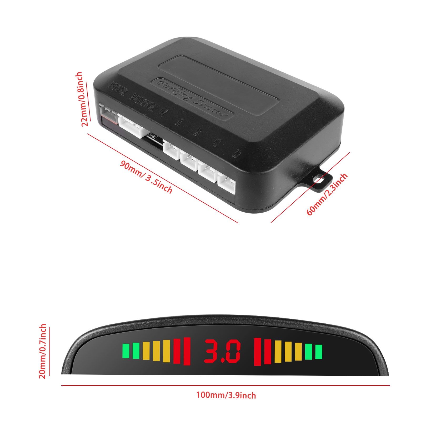 Kit de sensores automóvel de estacionamento UNIVERSAL NOVO