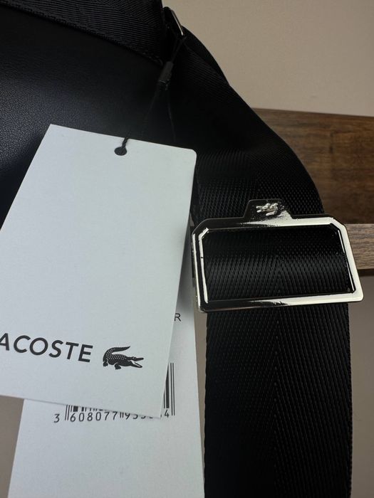 мужская сумка lacoste оригінал чоловіча сумка з шкіри з США USA