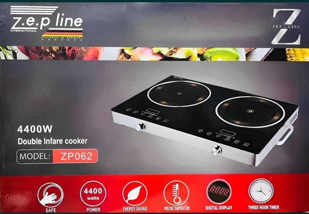 НЕМЕЦКАЯ инфракрасная плита Z.E.P Line zp-062(2200+2200 вт) 2х ком.