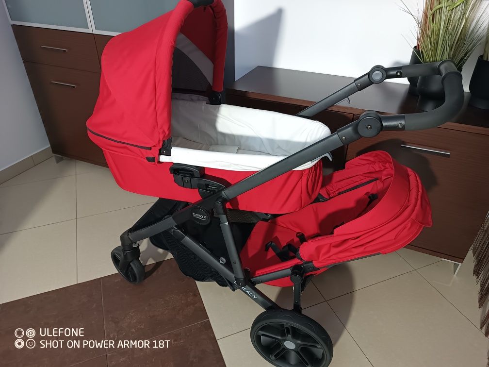 Wózek Britax Romer b-ready, rok po roku. Cały zestaw+baza do samochodu