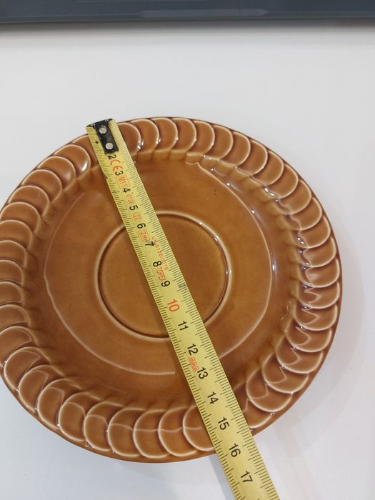 Talerzyk spodek jasnobrązowy Pagnossin vintage 16cm