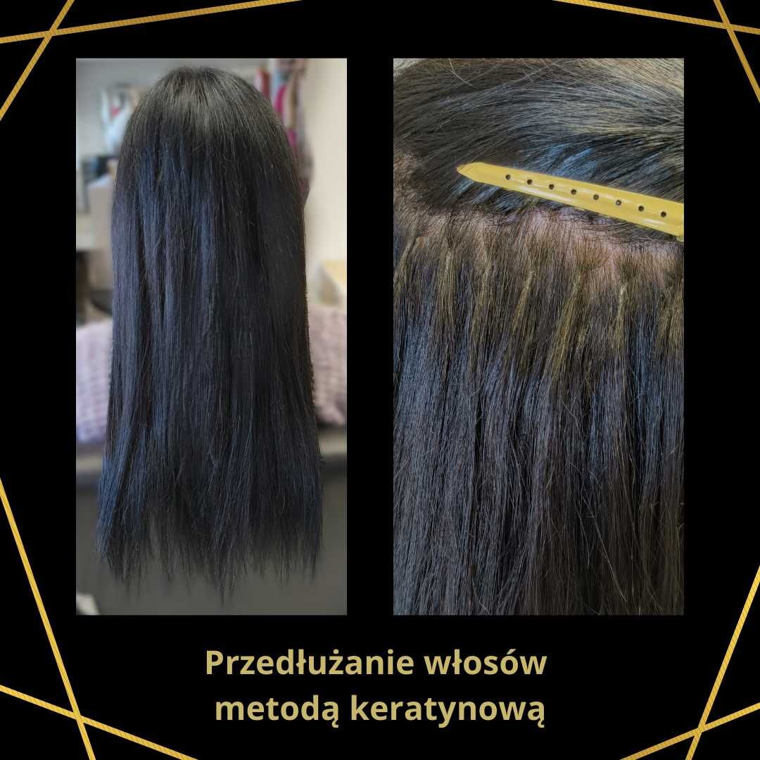Przedłużanie włosów / Afroloki / Keratyna / Nano- mikroringi / Tape on