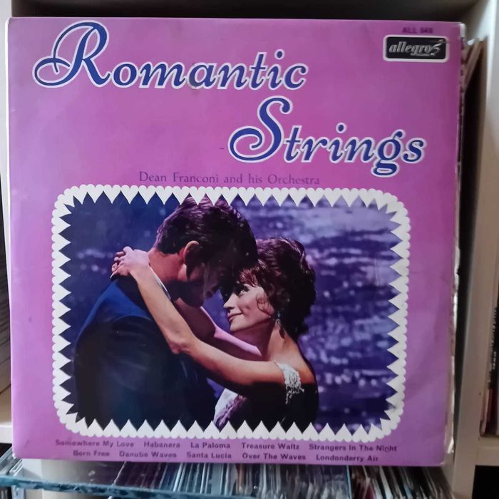Dean Franconi And His Orchestra – Romantic Strings - Vinyl Lp