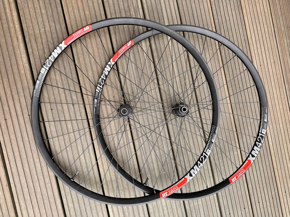 Koła MTB 25mm 29" DT Swiss XM421, piasty 350, CL, MS, 1750g gwarancja
