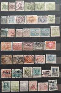 znaczki polskie kasowane bez kleju