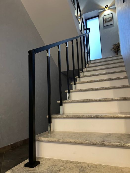 Перила из нержавейки, поручни, Лестницы, Ограждение из стекла , Перила