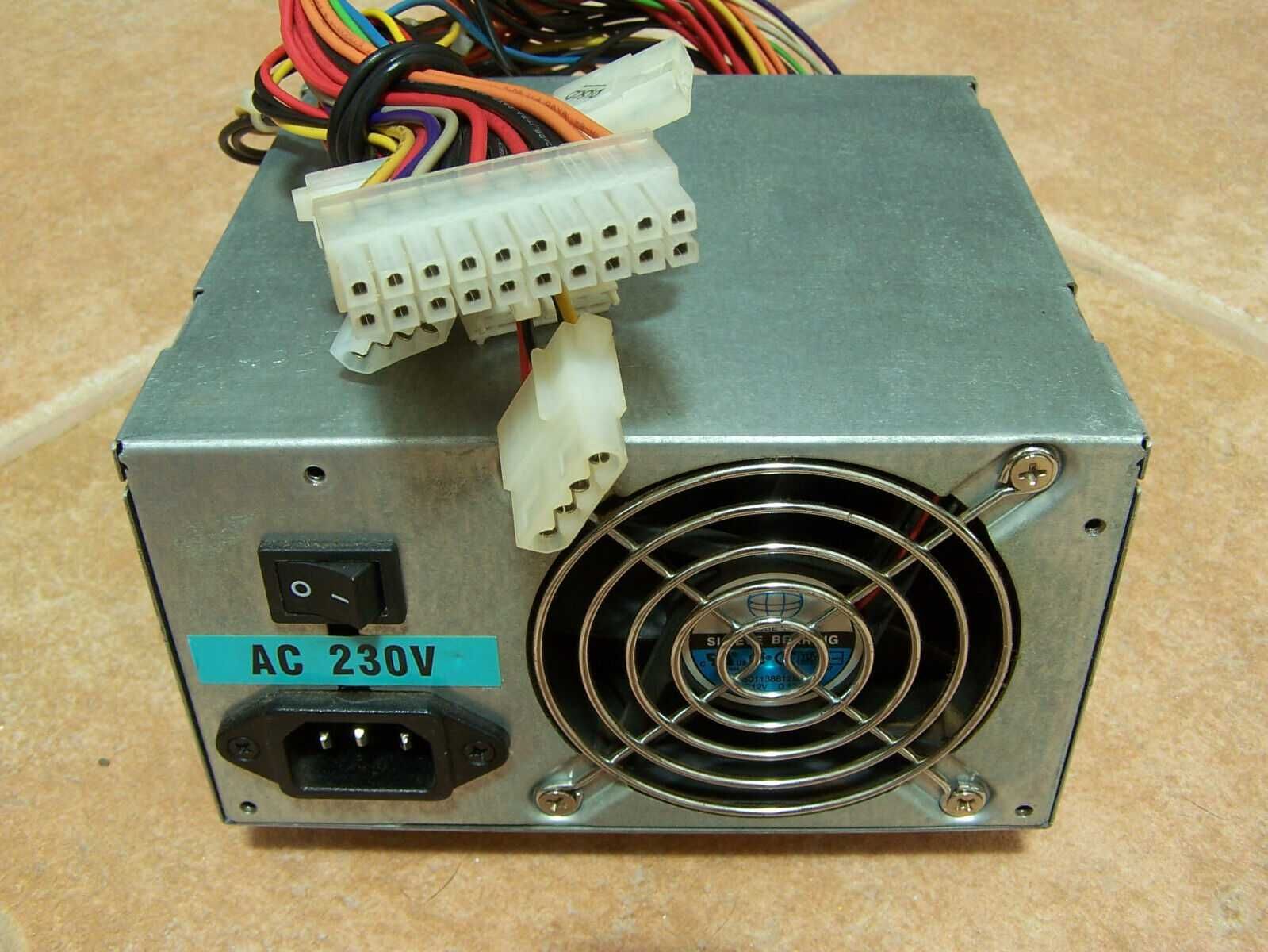 Fonte de alimentação ATX12V 20 pin PSU PC torre switching power supply