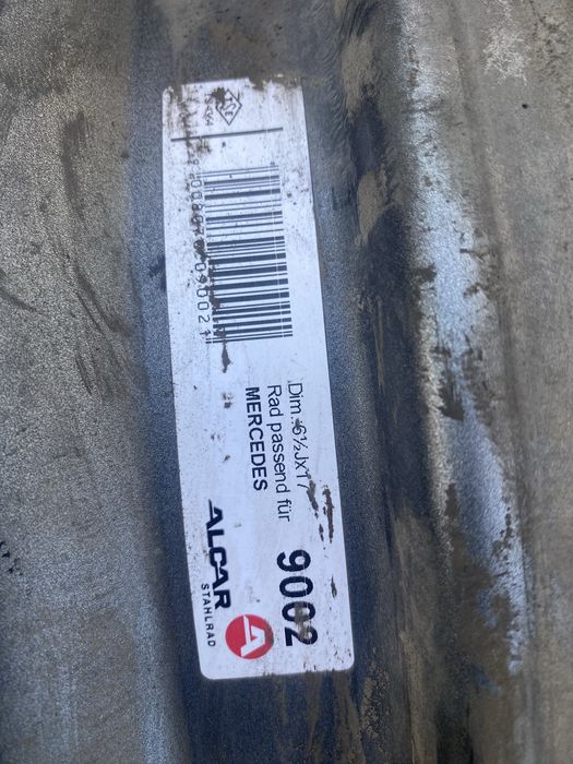 5/112/17 Диски колісні Mercedes Vito Viano R17